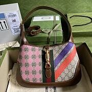 Kitlife Gucci Jackie 1961 small shoulder bag GG Supreme Canvas - ‎ ‎636706 - 28x19x4.5cm - 1