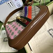 Kitlife Gucci Jackie 1961 small shoulder bag GG Supreme Canvas - ‎ ‎636706 - 28x19x4.5cm - 4