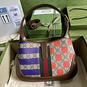 Kitlife Gucci Jackie 1961 small shoulder bag GG Supreme Canvas - ‎ ‎636706 - 28x19x4.5cm - 2