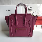 Kitlife Celine Luggage MICRO LUGGAGE HANDBAG IN BABY DRUMMED CALFSKIN Pink - 26x26x14 - 1