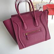 Kitlife Celine Luggage MICRO LUGGAGE HANDBAG IN BABY DRUMMED CALFSKIN Pink - 26x26x14 - 4