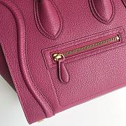 Kitlife Celine Luggage MICRO LUGGAGE HANDBAG IN BABY DRUMMED CALFSKIN Pink - 26x26x14 - 2