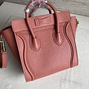 Kitlife Celine NANO LUGGAGE BAG IN DRUMMED CALFSKIN - 20x20x10cm - 4