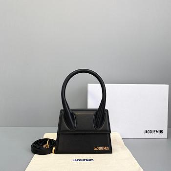 Kitlife Jacquemus Le Chiquito Noeud Handbag Black 18cm