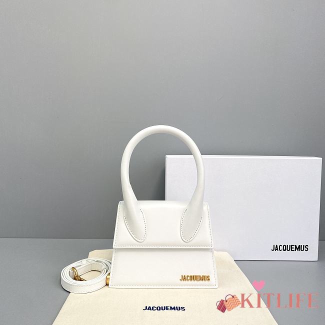 Kitlife Jacquemus Le Chiquito Noeud Handbag White 18cm - 1