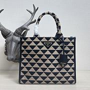 Kitlife Small Prada Symbole jacquard fabric handbag - 1BA354 - 28×9×22cm  - 1
