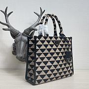 Kitlife Small Prada Symbole jacquard fabric handbag - 1BA354 - 28×9×22cm  - 5