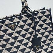 Kitlife Large Prada Symbole jacquard fabric handbag - 1BA356 - 39×11×31 cm - 6