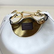 Kitlife Fendi Nano Fendigraphy White leather charm - 16.5x14x5cm - 5