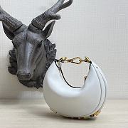 Kitlife Fendi Nano Fendigraphy White leather charm - 16.5x14x5cm - 4