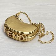 Ktilife Fendi Graphy Nano Gold laminated leather bag - 16.5x14x5cm - 2