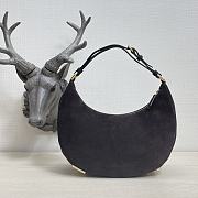 Kitlife Fendi Graphy Small Dark Brown suede bag - 29x24.5x10cm - 1