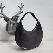 Kitlife Fendi Graphy Small Dark Brown suede bag - 29x24.5x10cm - 2