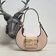 Kitlife Fendi Cookie Pink leather mini bag - 8BS065 - 22×17.5×4.5cm - 1