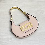 Kitlife Fendi Cookie Pink leather mini bag - 8BS065 - 22×17.5×4.5cm - 5