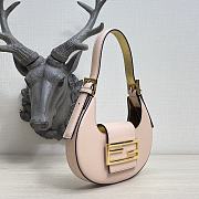 Kitlife Fendi Cookie Pink leather mini bag - 8BS065 - 22×17.5×4.5cm - 2