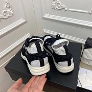Kitlife Chanel Sneaker Knit and Suede Calfskin Black and White - 6