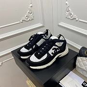 Kitlife Chanel Sneaker Knit and Suede Calfskin Black and White - 5