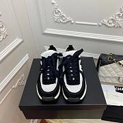 Kitlife Chanel Sneaker Knit and Suede Calfskin Black and White - 4