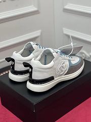 Kitlife Chanel Sneaker Knit and Suede Calfskin Blue and White - 2