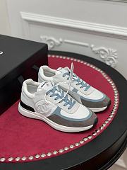 Kitlife Chanel Sneaker Knit and Suede Calfskin Blue and White - 3