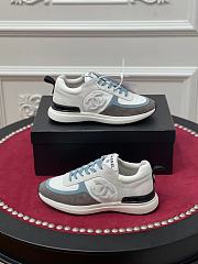 Kitlife Chanel Sneaker Knit and Suede Calfskin Blue and White - 4