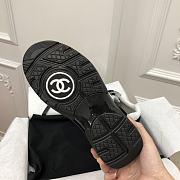 Kitlife Chanel Sneaker Fabric, Suede Calfskin & Grained Calfskin Black - 2