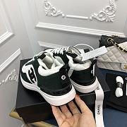 Kitlife Chanel Sneaker Knit and Suede Calfskin Green - 5