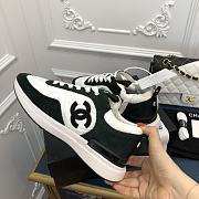 Kitlife Chanel Sneaker Knit and Suede Calfskin Green - 4