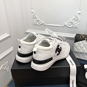 Kitlife Chanel Sneaker Fabric, Suede Calfskin & Grained Calfskin White - 6