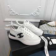 Kitlife Chanel Sneaker Fabric, Suede Calfskin & Grained Calfskin White - 3