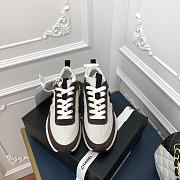 Kitlife Chanel Sneaker Fabric, Suede Calfskin & Grained Calfskin Brown - 6