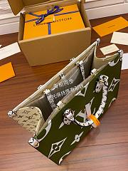 Kitlife Louis Vuitton Onthego Monogram Green M44571 - 34x26x13cm  - 5