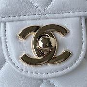 Kitlife Chanel Heart Bag Lambskin White - AS3191 - 20x17x6.5cm - 4