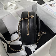 Kitlife Chanel Heart Bag Lambskin Black - AS3191 - 20x17x6.5cm - 6