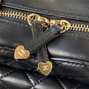 Kitlife Chanel Heart Bag Lambskin Black - AS3191 - 20x17x6.5cm - 2
