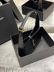 Kitlife YSL LE 5 A 7 Hobo Black Bag In Smooth Leather - 25X14X6cm - 3