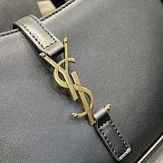 Kitlife YSL LE 5 A 7 Hobo Black Bag In Smooth Leather - 25X14X6cm - 5