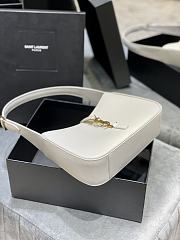 Saint Laurent 5A7 Crema Mini Hobo Bag - Soft White – Kith