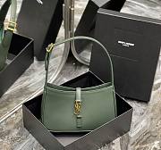 Kitlife YSL LE 5 A 7 Hobo VERT FONCE Bag In Smooth Leather - 25X14X6cm - 1