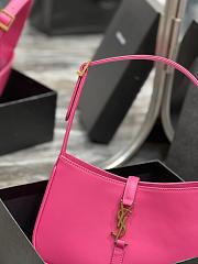 Kitlife YSL LE 5 A 7 Hobo Bumblegum Bag In Smooth Leather - 25X14X6cm - 6