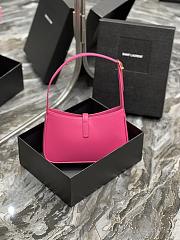 Kitlife YSL LE 5 A 7 Hobo Bumblegum Bag In Smooth Leather - 25X14X6cm - 2