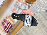 Kitlife Dior Dway Slide Black Embroidery - Size EU34 - EU42 - 6