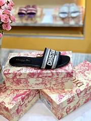 Kitlife Dior Dway Slide Black Embroidery - Size EU34 - EU42 - 2