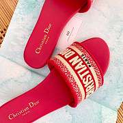 Kitlife Dior Dway Slide Rose Pink Embroidery - Size EU34 - EU42 - 4