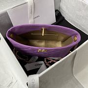 Kitlife Chanel 22s Hobo Pearl Purple Bag - AS3259 - 16×19.5×8.5cm - 2