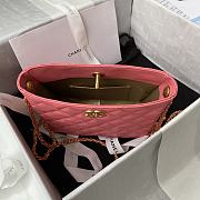 Kitlife Chanel 22s Hobo Pink Bag - AS3259 - 16×19.5×8.5cm - 4