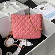 Kitlife Chanel 22s Hobo Pink Bag - AS3259 - 16×19.5×8.5cm - 3