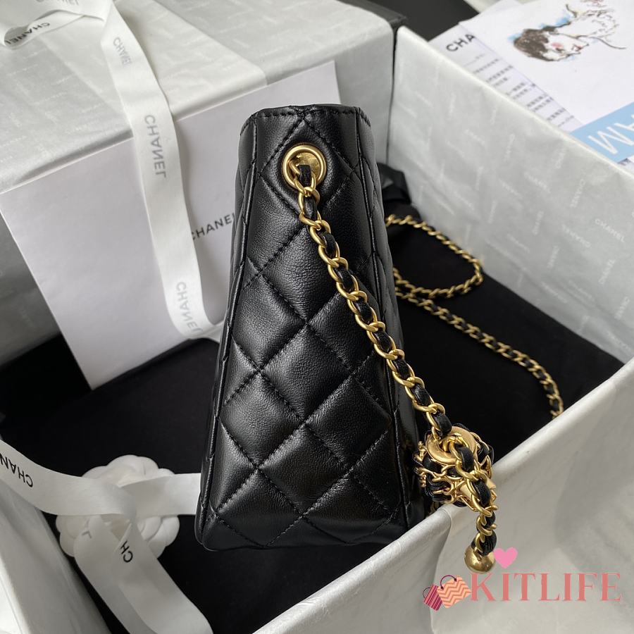 Kitlife Chanel 22s Hobo Black Bag - AS3259 - 16×19.5×8.5cm - kitlife.ru