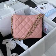 Kitlife Chanel 22s Hobo Pink Caviar Leather Bag - AS3223 - 16×19×8cm - 4